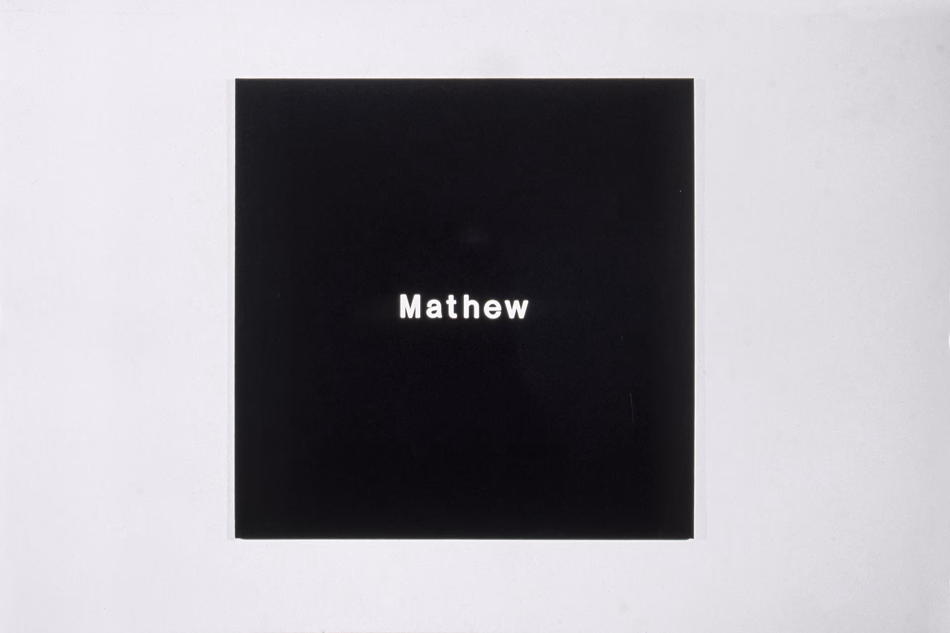 Portrait of Mathew — view 3 of 3